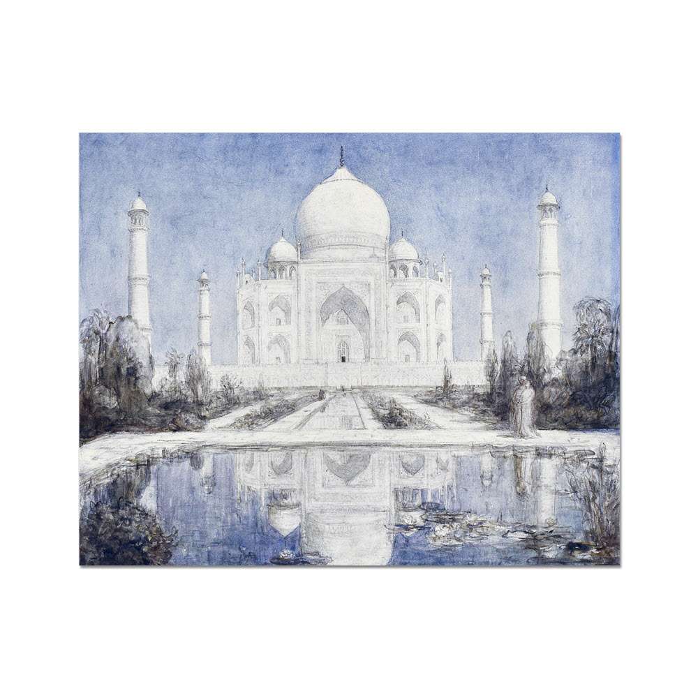 Taj Mahal bij maanlicht by Marius Bauer Art Arts Vale 2