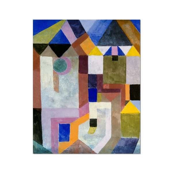 Colorful Architecture by Paul Klee Abstract Arts Vale