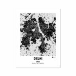 Delhi City Map – The Capital City Art Arts Vale 7