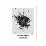 Hyderabad City Map – The City of Pearls Art Arts Vale 7