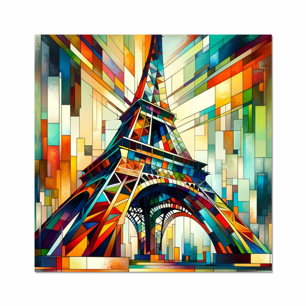 An Abstract Interpretation of the Eiffel Tower Abstract Arts Vale 5