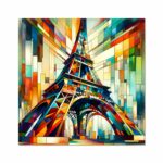 An Abstract Interpretation of the Eiffel Tower Abstract Arts Vale 9