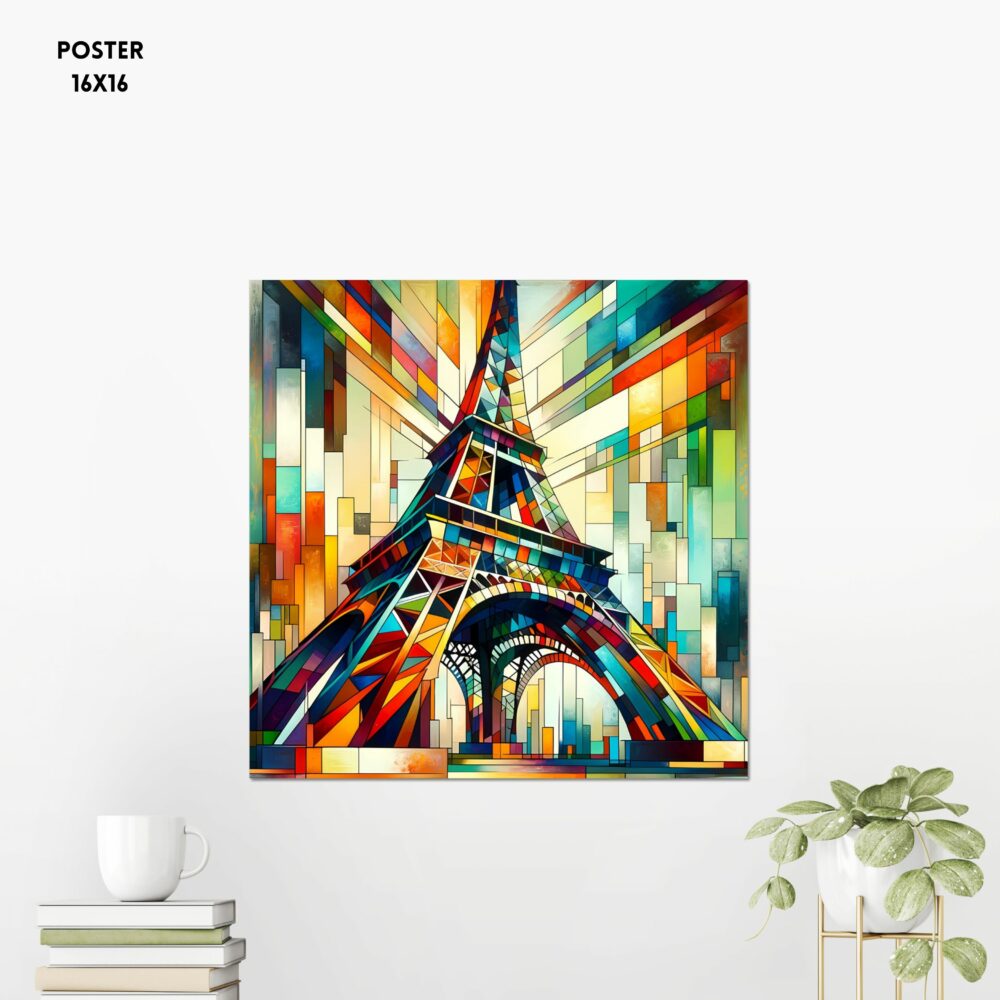 An Abstract Interpretation of the Eiffel Tower Abstract Arts Vale 7