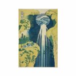 Hokusai’s The waterfall of Amida behind the Kiso Road Paintings Arts Vale 7