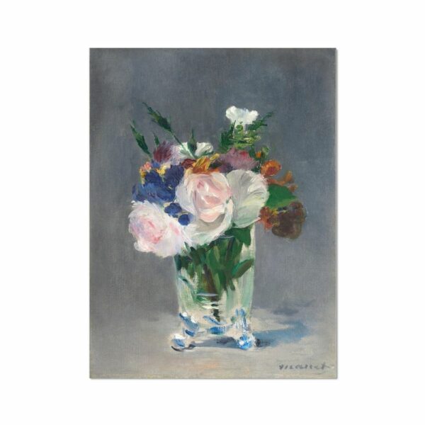 Flowers in a Crystal Vase painting by Edouard Manet Paintings Arts Vale