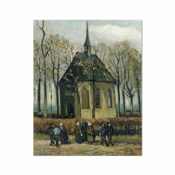 Vincent van Gogh’s Congregation Leaving the Reformed Church in Nuenen Paintings Arts Vale