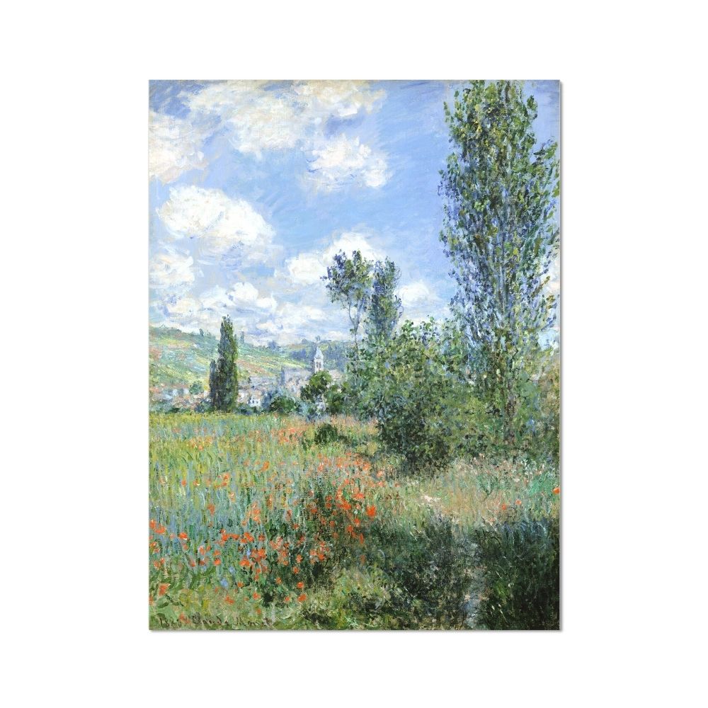 View of Vétheuil by Claude Monet Paintings Arts Vale 4