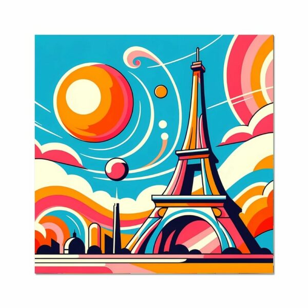 Eiffel Tower – Pop Art Art Arts Vale