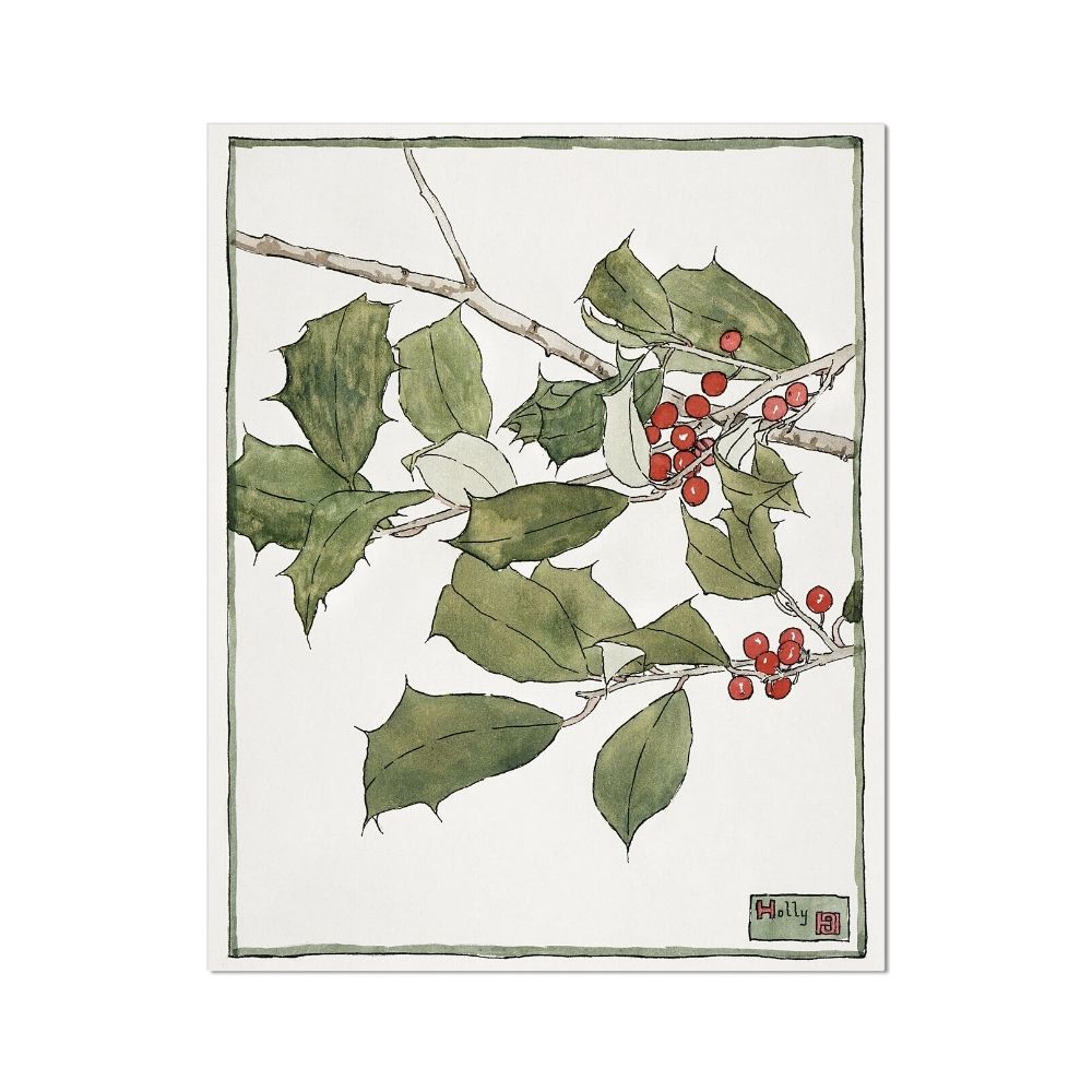 Holly (1915) by Hannah Borger Overbeck Flowers Arts Vale 4