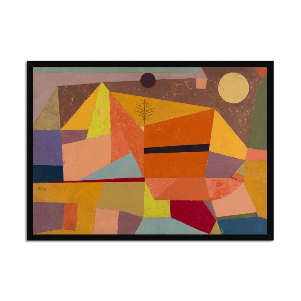 Heitere Gebirgslandschaft (Joyful Mountain Landscape) (1929) by Paul Klee Abstract Arts Vale 4