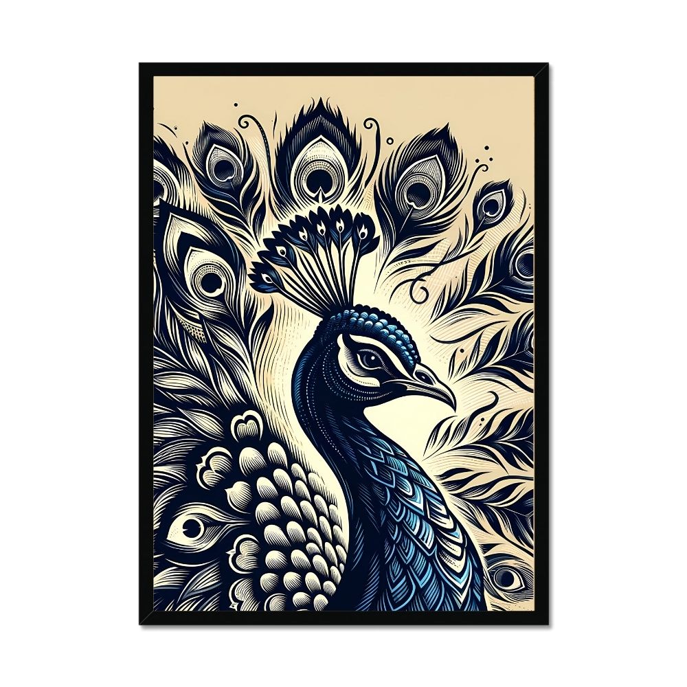 Regal Peacock Animals Arts Vale 4