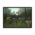 Henri Rousseau’s Virgin Forest with Sunset (1910) Paintings Arts Vale 7