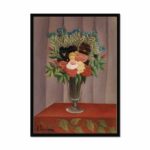 Bouquet of Flowers (Bouquet de fleurs) (ca. 1909 –1910) by Henri Rousseau Paintings Arts Vale 7