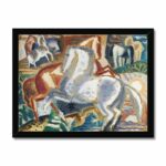 Horses in landscape (1928) painting by Leo Gestel Art Arts Vale 7