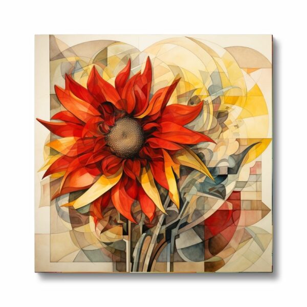 Geometric Bloom Abstract Arts Vale