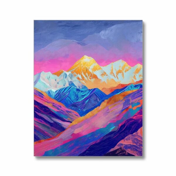 The Himalayas, Spectrum Serenity Abstract Arts Vale