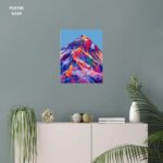 Mount Everest, Prismatic Summit Abstract Arts Vale 8